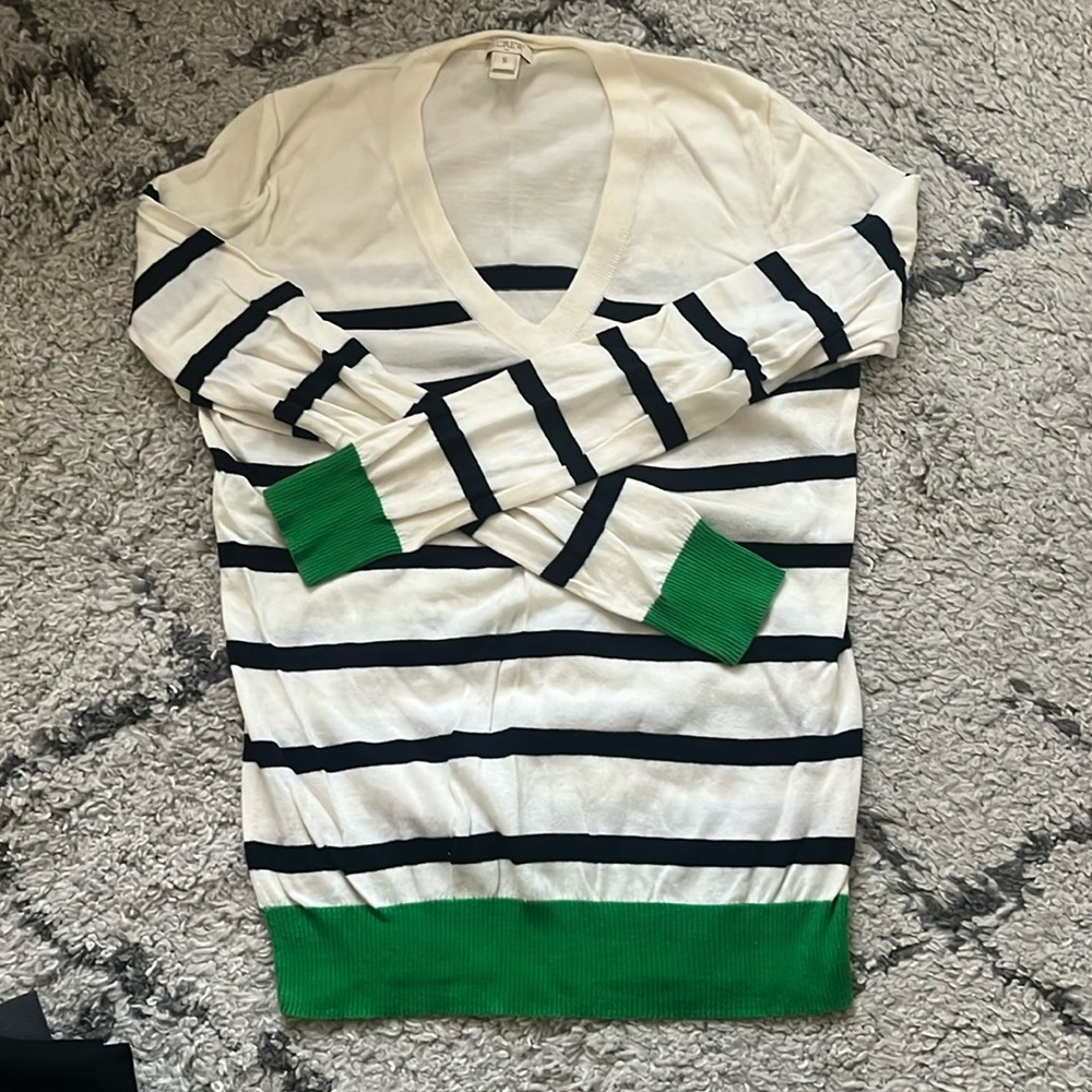 JCrew V Neck Sweater Size S - 100% Cotton